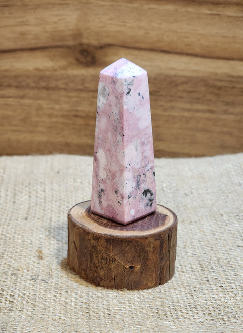 Peruvian Rhodonite Tower "Milly"