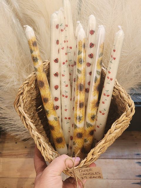 Ladybird Dinner Candles