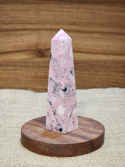 Peruvian Rhodonite Tower "Eden"