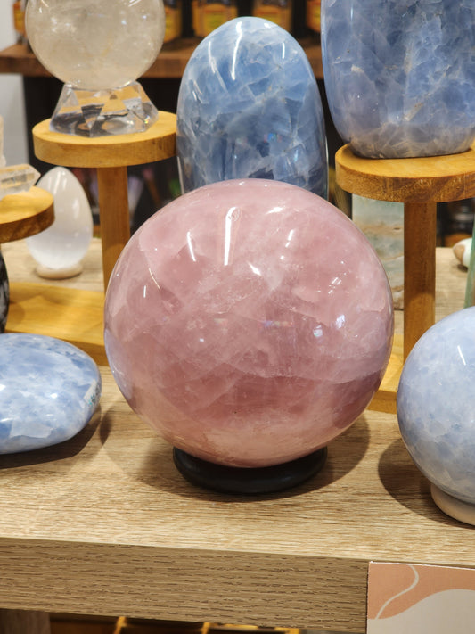 2.570kg Star Rose Quartz Sphere