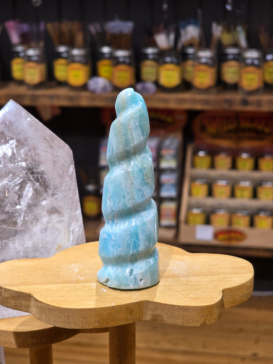 Aragonite Unicorn Horn