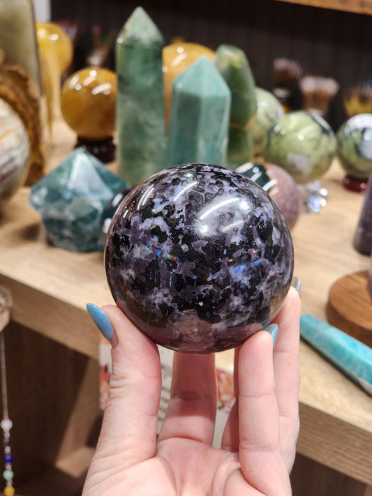 Indigo Gabbro Sphere