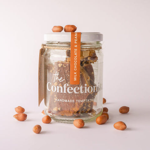 Milk Chocolate & Peanut Toffee | 85g Jar
