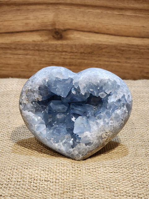 Celestite Heart "Delphine"