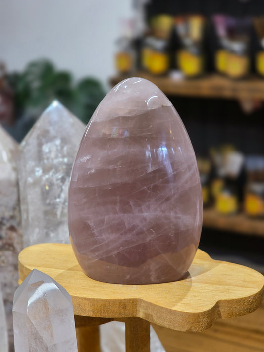Lavender Rose Quartz Freeform
