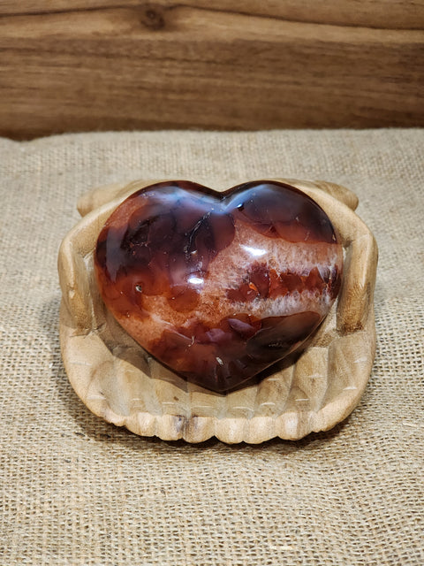 Carnelian Heart "Shay"