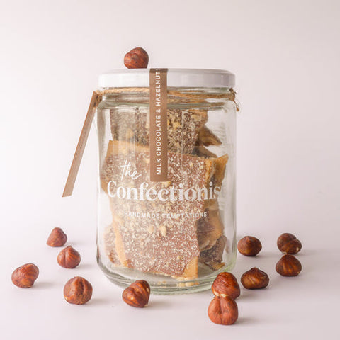 Milk Chocolate & Hazelnut Toffee | 200g Jar