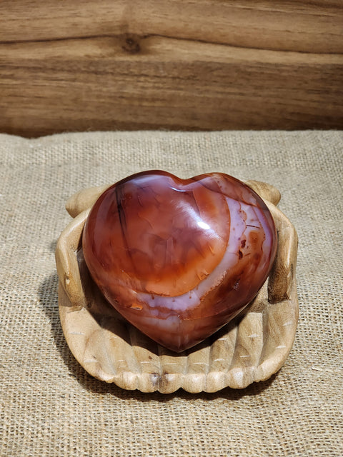 Carnelian Heart "Kate"