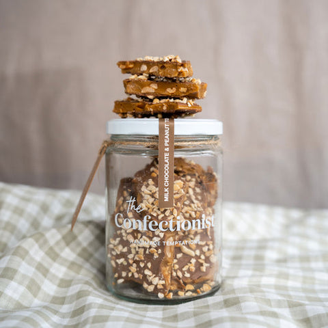 Milk Chocolate & Peanut Toffee | 200g Jar
