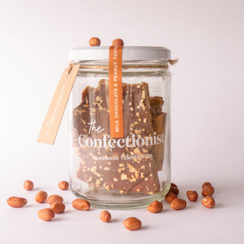 Milk Chocolate & Peanut Toffee | 200g Jar