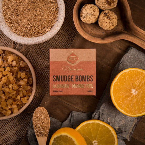 Frankincense and Orange Premium Smudge Bomb 8pcs