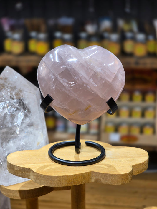 Rose Quartz Heart