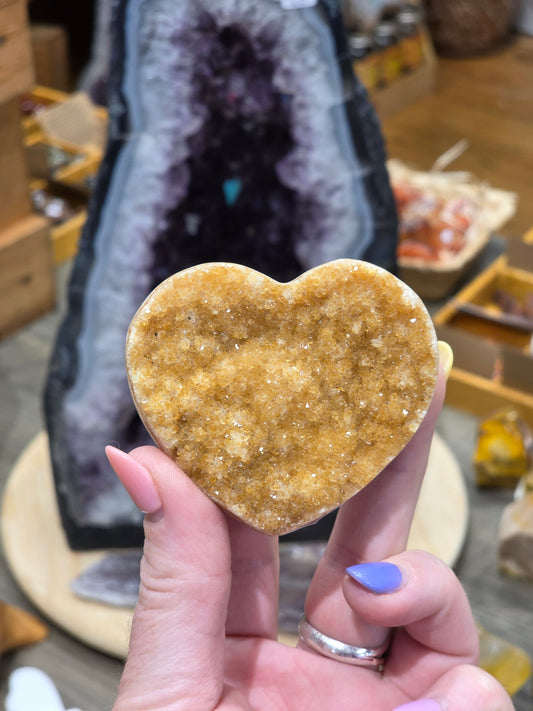 Citrine heart