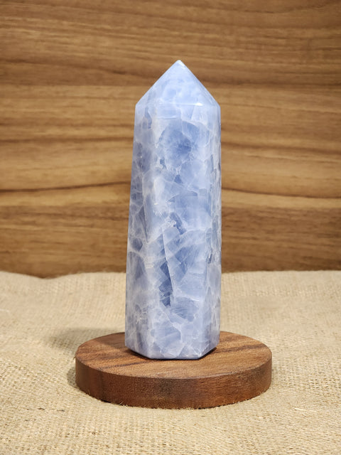 Blue Calcite Tower "Luke"