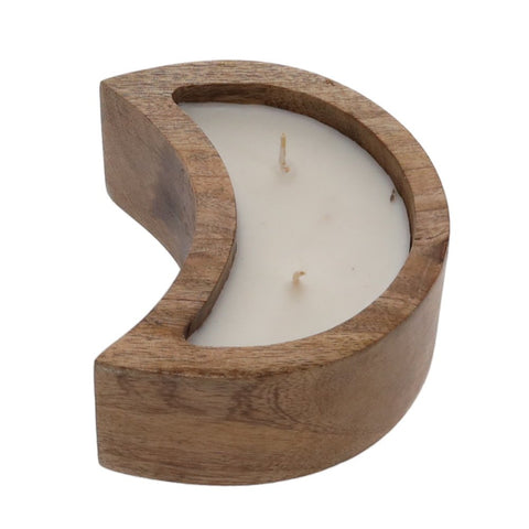 Waxing Moon Candle - White Hyacinth - New Beginnings