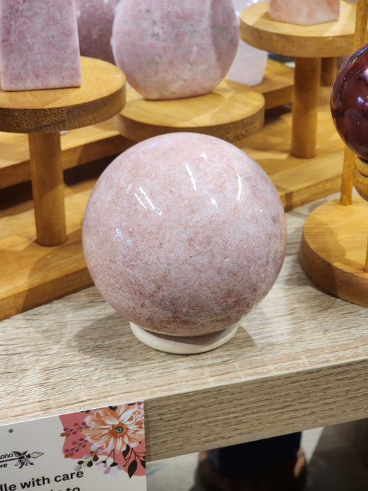 Pink Amethyst Sphere