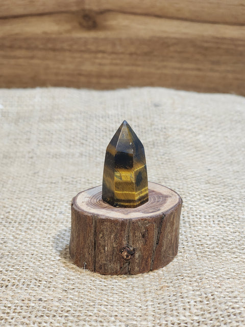 Gold & Blue Tiger Eye Point "Tom"