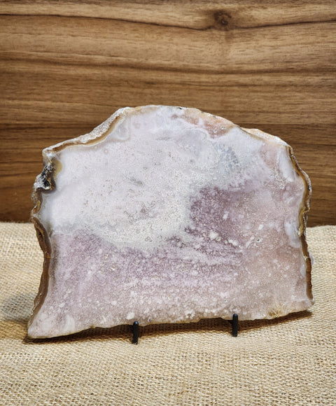 Flower Agate & Amethyst Plate