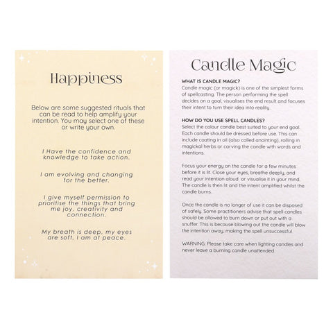Happiness Spell Candles