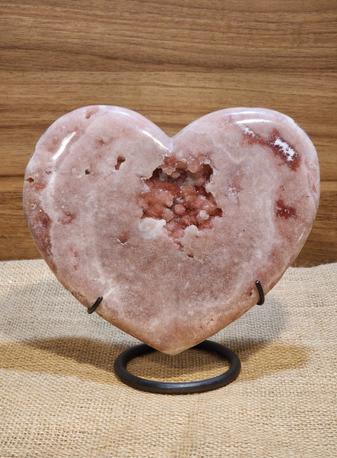Pink Amethyst Heart "Marlon"