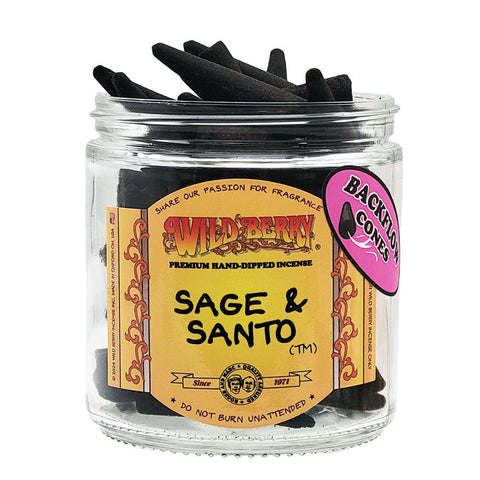 Wild berry Sage & Santo Backflow Cone