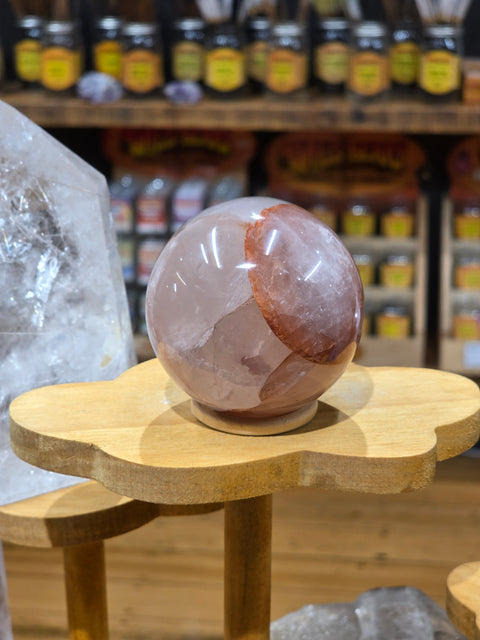 Fire Quartz Sphere