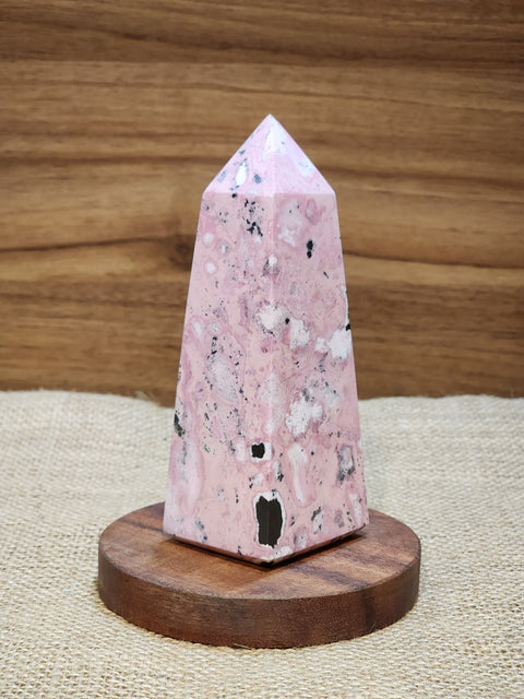 Peruvian Rhodonite Tower "Sam"