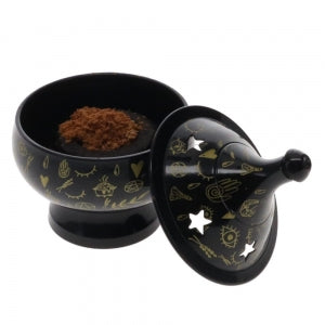 Magickal Tools Black Brass Incense Burner