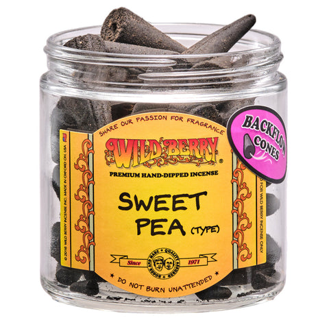 Wild berry Sweet Pea Backflow Cone