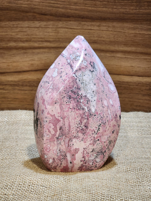Peruvian Rhodonite Flame "Remy"