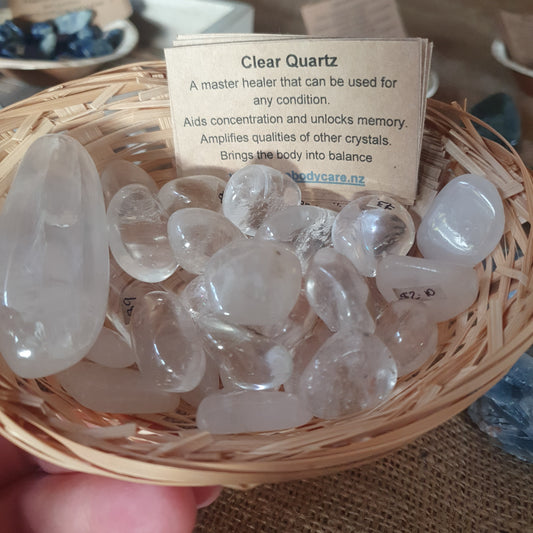 Clear Quartz Tumble