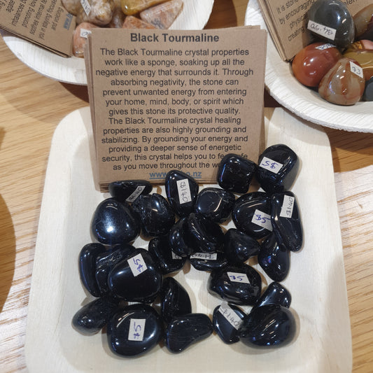 Black Tourmaline Tumble