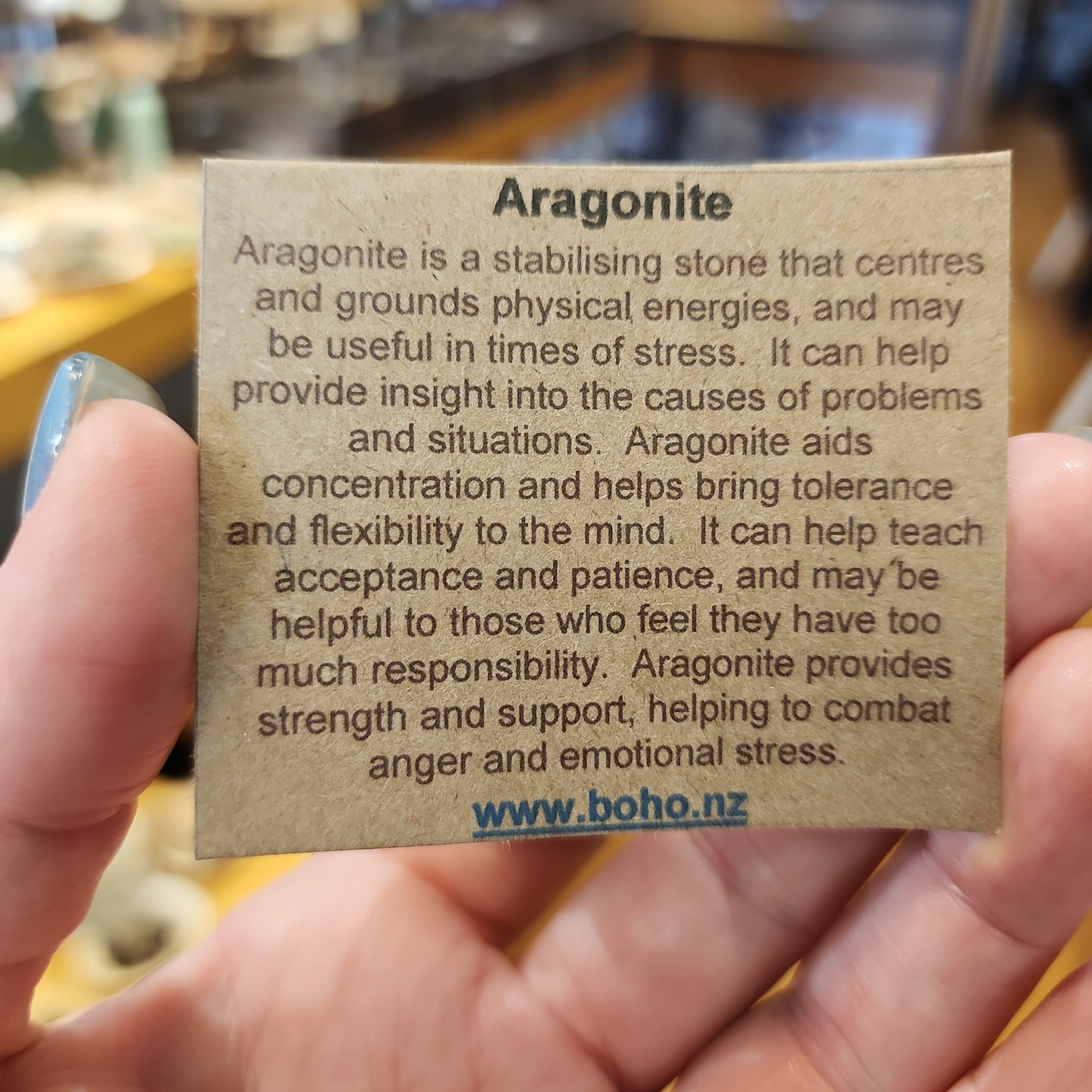 Aragonite Tumble