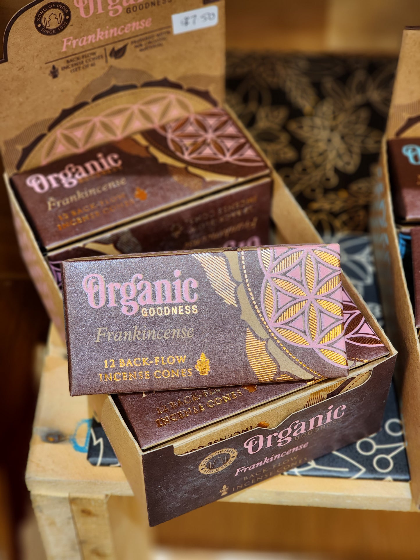 Organic Goodness Frankincense Backflow Cones