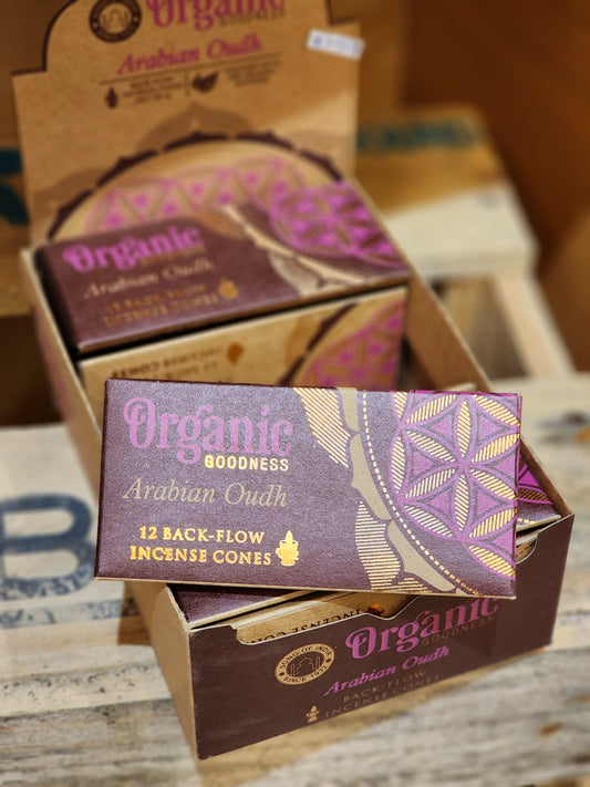 Organic Goodness Arabian Oudh Backflow Cones
