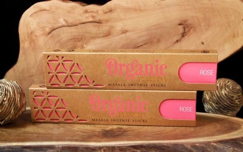 Organic Goodness Rose Incense Sticks