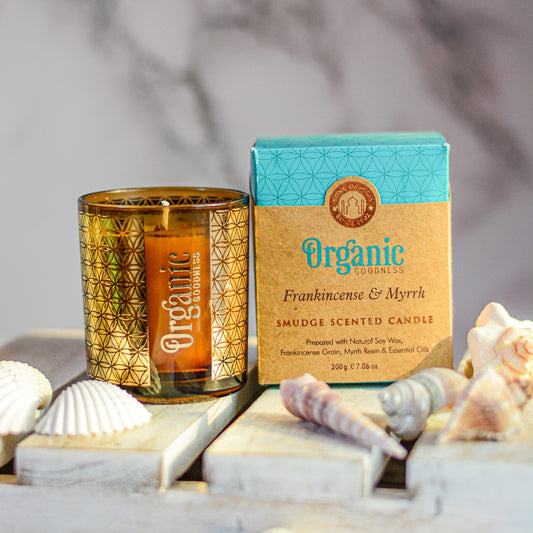Frankincense & Myrrh Organic Goodness Candle