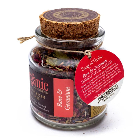 Organic Goodness Smudge Resin Rose & Geranium