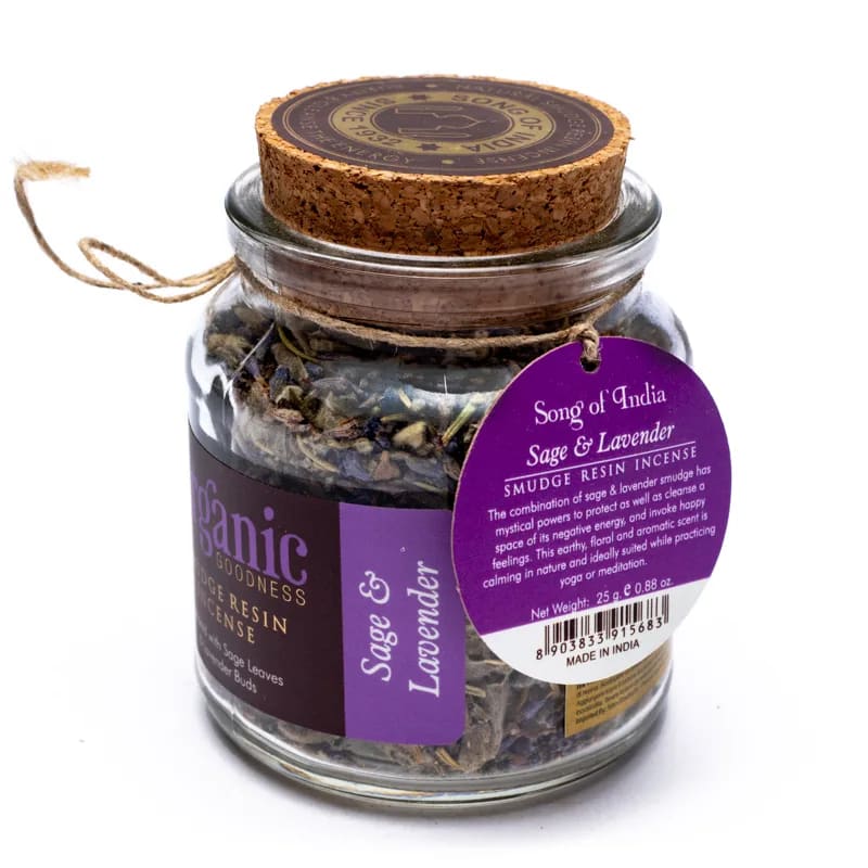 Organic Goodness Smudge Resin Sage & Lavender