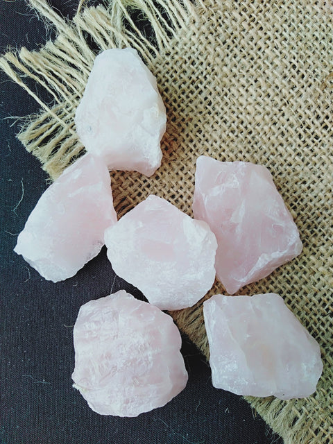 Raw Rose Quartz