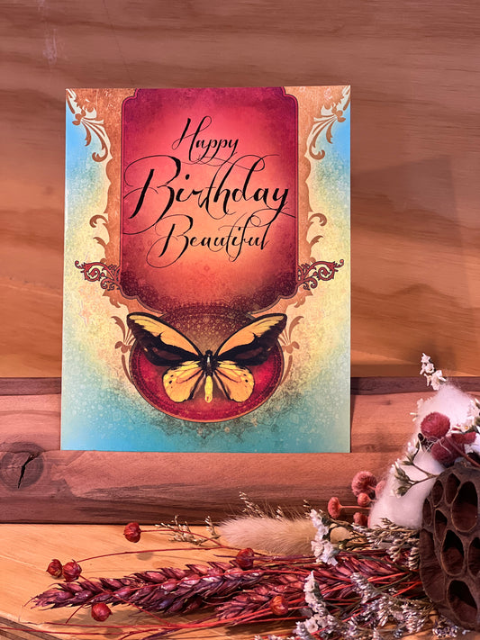 Happy Birthday Beautiful Gift card